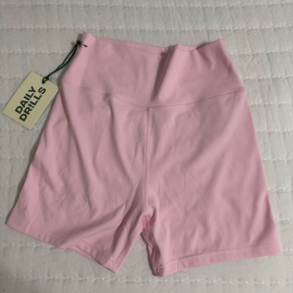 Daily Drills Pink Go! Shortie Shorts in Cupid